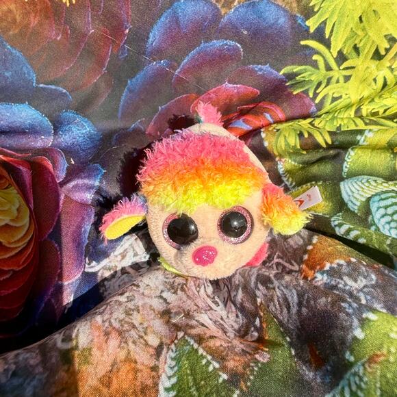 Ty Beanie Boos Mini Plush Floral - Rare 3" Collectible Stuffed Animal Toy - Picture 1 of 4